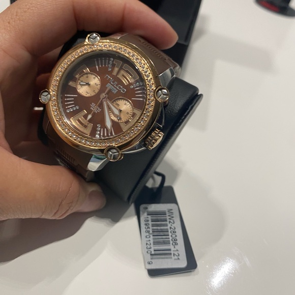 Mulco Gold and Brown women’s Watch - Picture 1 of 5